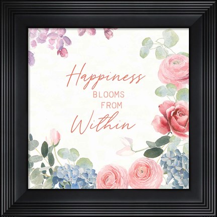 Framed Boho Bouquet  XVI Print