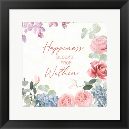 Framed Boho Bouquet  XVI Print