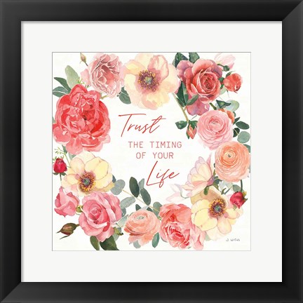 Framed Boho Bouquet  VI Print