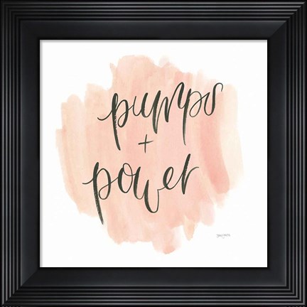 Framed Girl Boss I Print