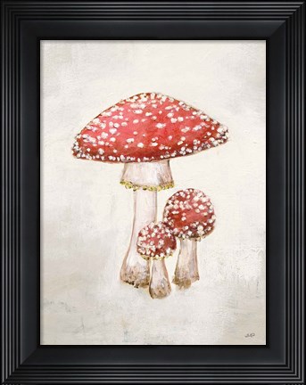 Framed Woodland Mushroom II Print