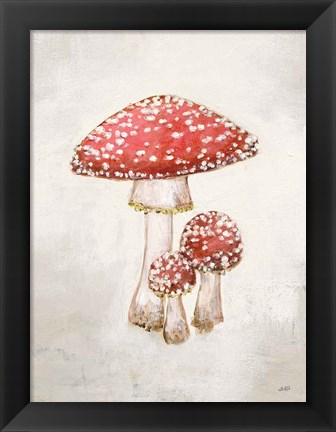 Framed Woodland Mushroom II Print