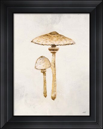 Framed Woodland Mushroom I Print