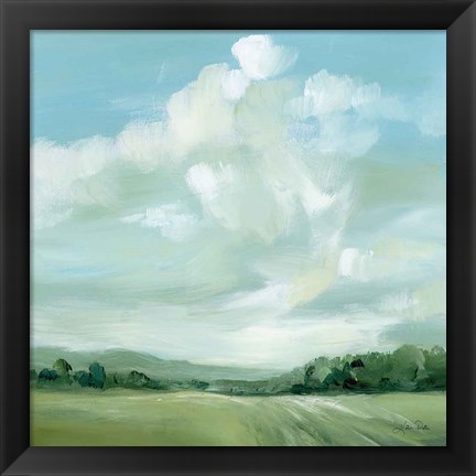 Framed Summer Clouds Print