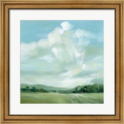 Framed Summer Clouds Print