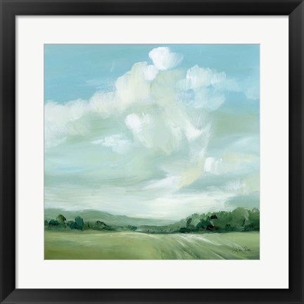 Framed Summer Clouds Print