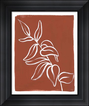 Framed Porch Plant II Print