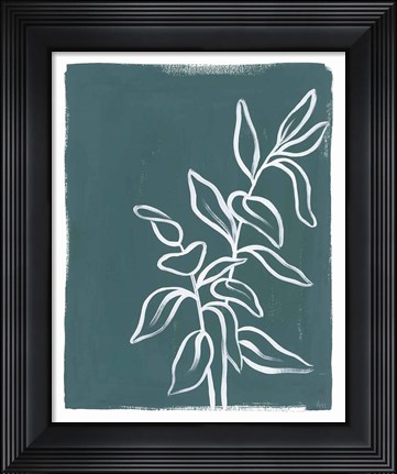 Framed Porch Plant I Print