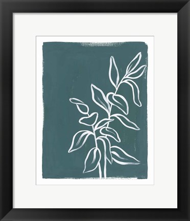 Framed Porch Plant I Print