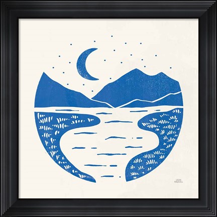 Framed On the Horizon II Print