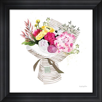 Framed Bloom with Grace Print