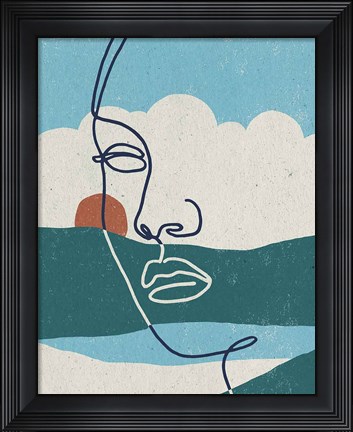 Framed Mykonos II Print