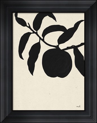 Framed Peach II Print