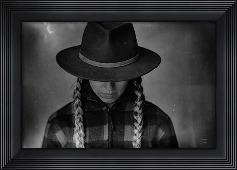 Framed Home on the Range Cowgirl II Print