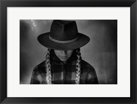 Framed Home on the Range Cowgirl II Print