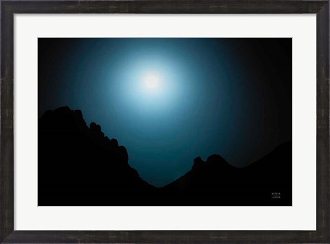 Framed Blue Moon Desert Print