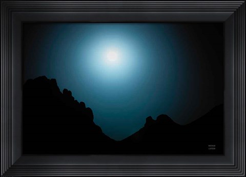 Framed Blue Moon Desert Print