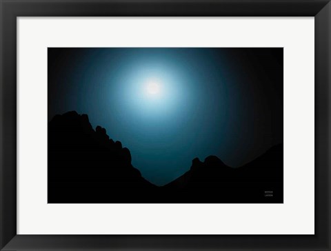 Framed Blue Moon Desert Print