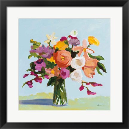 Framed August Blooms Print