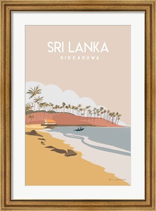 Framed Sri Lanka Print