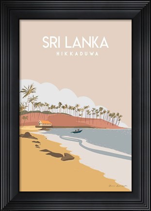 Framed Sri Lanka Print