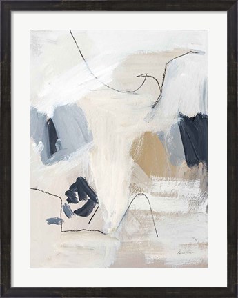 Framed Neutral Abstract II Print