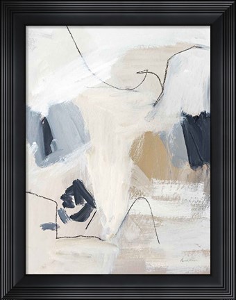 Framed Neutral Abstract II Print
