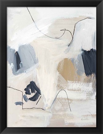 Framed Neutral Abstract II Print