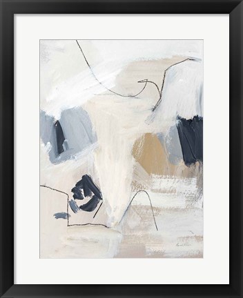 Framed Neutral Abstract II Print