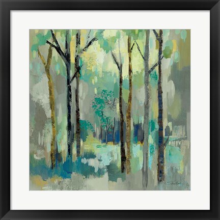 Framed Romantic Forest Neutral Print