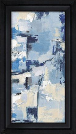 Framed Old Port III Navy Print