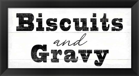 Framed Biscuits and Gravy Print