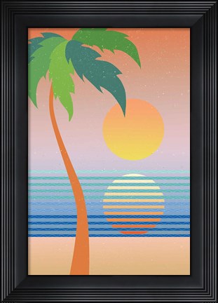 Framed Paradise No Words Print