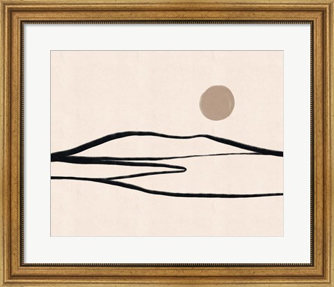 Framed Linear Landscape No. 2 Print