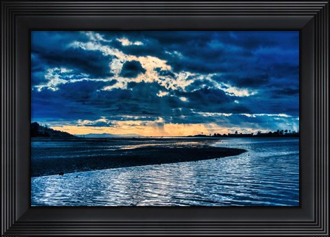 Framed Morning Rays of Light Print