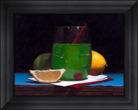 Framed Midori Sour Print