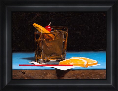 Framed Old Fashioned Print