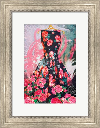 Framed Tiffany Rose Print