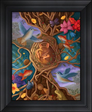 Framed Blissful Solitude Print