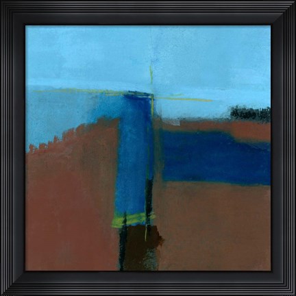 Framed House On The Hill Print