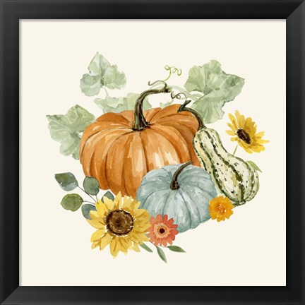 Framed Hello Autumn I Print