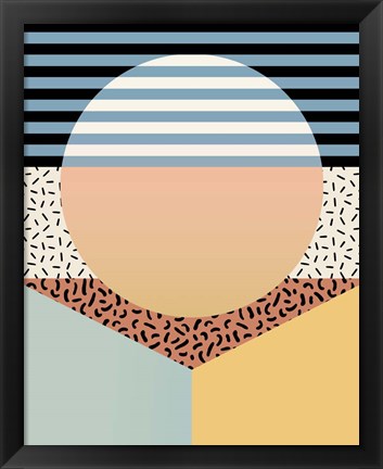 Framed Modern Memphis III Print
