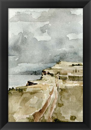 Framed Rainy Coast II Print