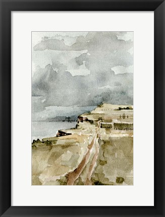 Framed Rainy Coast II Print