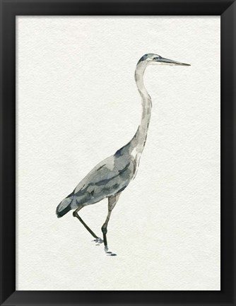 Framed Saltwater Herons I Print