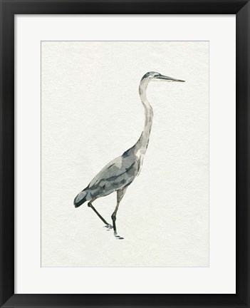 Framed Saltwater Herons I Print