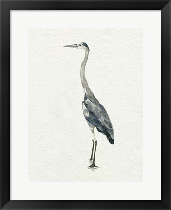 Framed Saltwater Herons II Print