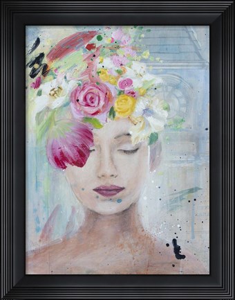 Framed Femme Fleur I Print