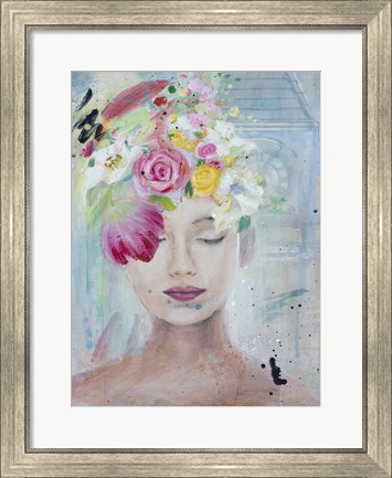 Framed Femme Fleur I Print