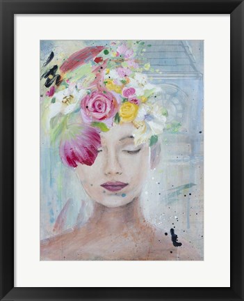 Framed Femme Fleur I Print